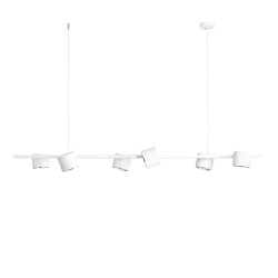 Modernus pakabinamas šviestuvas BOT 6 WHITE