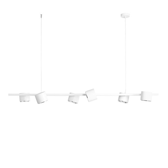 Modernus pakabinamas šviestuvas BOT 6 WHITE Modernus pakabinamas šviestuvas BOT 6 WHITE