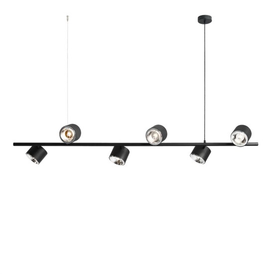 Modernus pakabinamas šviestuvas BOT 6 BLACK Modernus pakabinamas šviestuvas BOT 6 BLACK