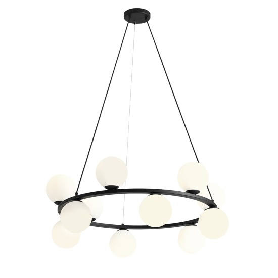 pakabinamas šviestuvas KRONE 12 BLACK pakabinamas šviestuvas KRONE 12 BLACK