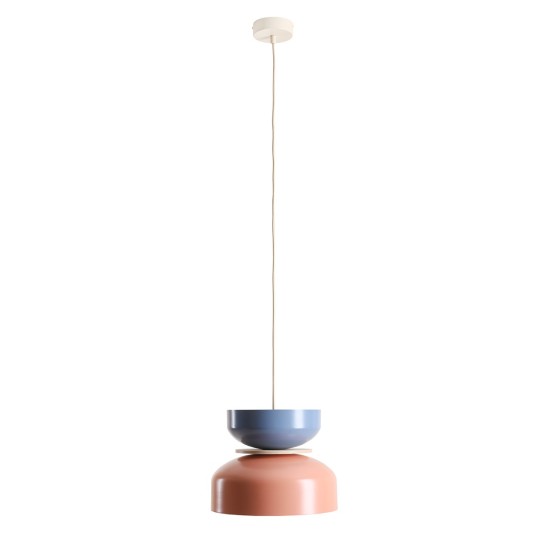  PAKABINAMAS ŠVIESTUVAS TULA LIGHT CORAL + DUSTY BLUE (30 + 22)