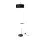 IMPACT toršeras, juodas + matinis auksinis, 1 x 40 W, E27, juodas gaubtas