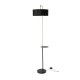 IMPACT toršeras, juodas + matinis auksinis, 1 x 40 W, E27, juodas gaubtas