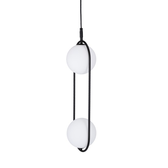 CORDEL pakabinama lempa 2X28W G9 juoda CORDEL pakabinama lempa 2X28W G9 juoda