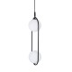 CORDEL pakabinama lempa 2X28W G9 juoda CORDEL pakabinama lempa 2X28W G9 juoda