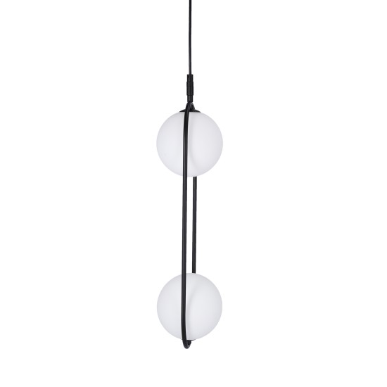 CORDEL pakabinama lempa 2X28W G9 juoda CORDEL pakabinama lempa 2X28W G9 juoda