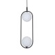 CORDEL pakabinama lempa 2X28W G9 juoda CORDEL pakabinama lempa 2X28W G9 juoda