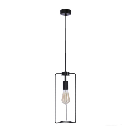 CORD pakabinamas šviestuvas juodas 1X40W E27