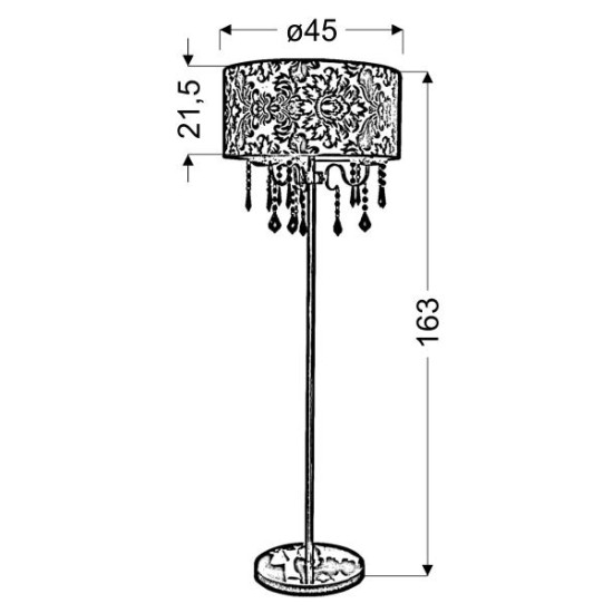 ASTORPASTATOMAS ŠVIESTUVAS 3X40W E14 Lampshade ASTORPASTATOMAS ŠVIESTUVAS 3X40W E14 Lampshade