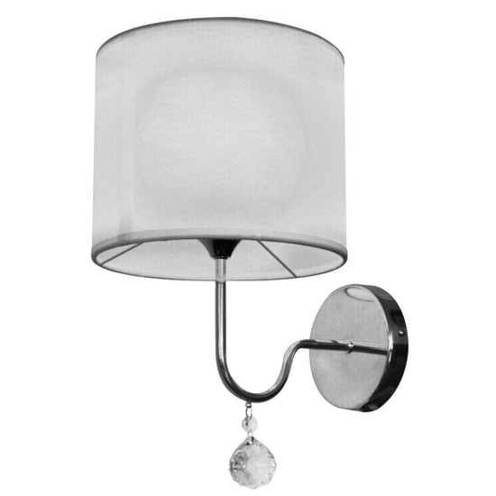 BRAVA sieninis šviestuvas D-22 1X60W E27 baltas BRAVA sieninis šviestuvas D-22 1X60W E27 baltas