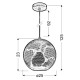 BENE pakabinamas šviestuvas 25 Sphere S 1X60W E27 ažūrinis baltas BENE pakabinamas šviestuvas 25 Sphere S 1X60W E27 ažūrinis baltas