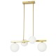 KAMA PAKABINAMAS ŠVIESTUVAS 4X28W G9 BRASS KAMA PAKABINAMAS ŠVIESTUVAS 4X28W G9 BRASS