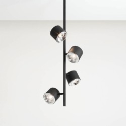 Modernus lubinis šviestuvas BOT 4 BLACK Modernus lubinis šviestuvas BOT 4 BLACK
