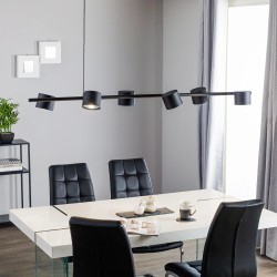 Modernus pakabinamas šviestuvas BOT 6 BLACK Modernus pakabinamas šviestuvas BOT 6 BLACK