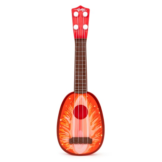 Ukulėlė gitara vaikams, 4 stygų braškė