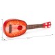 Ukulėlė gitara vaikams, 4 stygų braškė