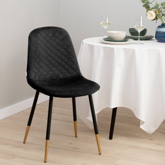 Kėdė NOIR juoda 44x52x85cm Kėdė NOIR juoda 44x52x85cm