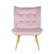 Fotelis | VINNIS | su atrama kojoms rožinė | 96x69x82 cm | Fotelis | VINNIS | su atrama kojoms rožinė | 96x69x82 cm |