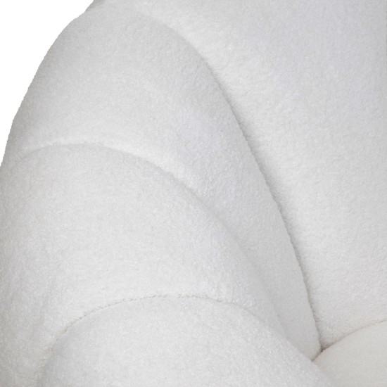 Fotelis | DOUILL | pasukamas ekru iš TEDDY audinio | 94x88x62 cm | Fotelis | DOUILL | pasukamas ekru iš TEDDY audinio | 94x88x62 cm |