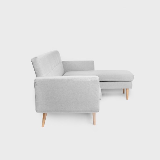 Kampinė sofa| MAMALU | modulinė pilka | 197x82,5x86 cm | Kampinė sofa| MAMALU | modulinė pilka | 197x82,5x86 cm |