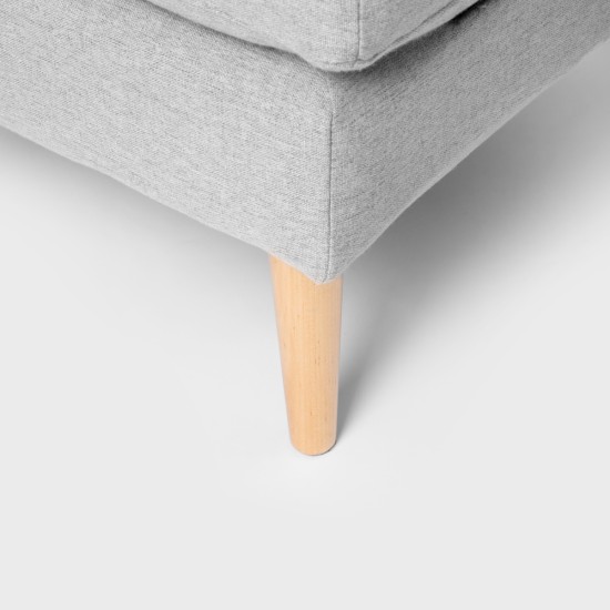 Kampinė sofa| MAMALU | modulinė pilka | 197x82,5x86 cm | Kampinė sofa| MAMALU | modulinė pilka | 197x82,5x86 cm |