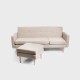 Kampinė sofa MAMALU | modulinė smėlio spalvos | 197x82,5x86 cm | Kampinė sofa MAMALU | modulinė smėlio spalvos | 197x82,5x86 cm |