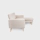 Kampinė sofa MAMALU | modulinė smėlio spalvos | 197x82,5x86 cm | Kampinė sofa MAMALU | modulinė smėlio spalvos | 197x82,5x86 cm |