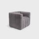 Fotelis | BISCOTT | pilkos spalvos | 80x68x65 cm | Fotelis | BISCOTT | pilkos spalvos | 80x68x65 cm |