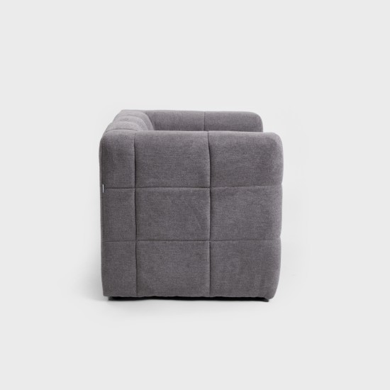 Fotelis | BISCOTT | pilkos spalvos | 80x68x65 cm | Fotelis | BISCOTT | pilkos spalvos | 80x68x65 cm |