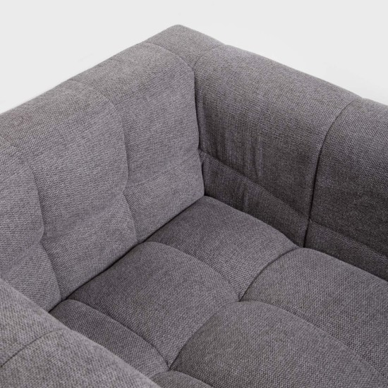 Fotelis | BISCOTT | pilkos spalvos | 80x68x65 cm | Fotelis | BISCOTT | pilkos spalvos | 80x68x65 cm |