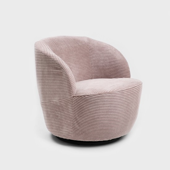 Fotelis | SWINGEN FASO | Rotary tinkas Rožinė | 65,5x77x69cm |