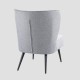 Fotelis | ABRAZO | pilka | 71x75,5x86 |