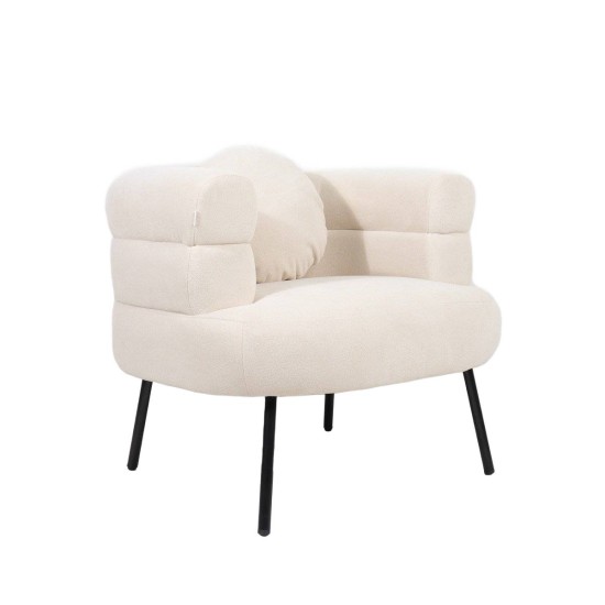 Fotelis SUAVE |Smėlio spalvos | 87x80x72 cm |