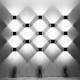 Sieninis šviestuvas QUAD 1 baltas Sieninis šviestuvas QUAD 1 baltas