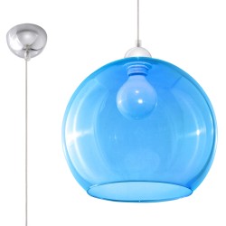 Pakabinamas šviestuvas BALL mėlynas