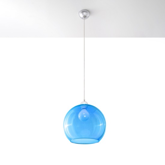 Pakabinamas šviestuvas BALL mėlynas Pakabinamas šviestuvas BALL mėlynas