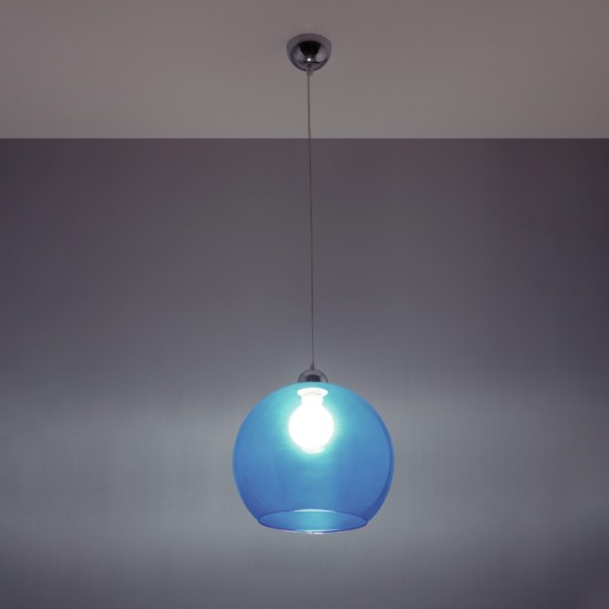 Pakabinamas šviestuvas BALL mėlynas Pakabinamas šviestuvas BALL mėlynas