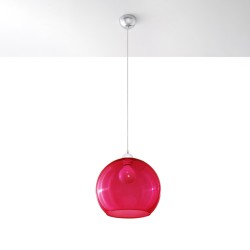 Pakabinamas šviestuvas BALL raudonas Pakabinamas šviestuvas BALL raudonas