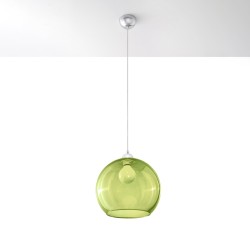 Pakabinamas šviestuvas BALL žalias