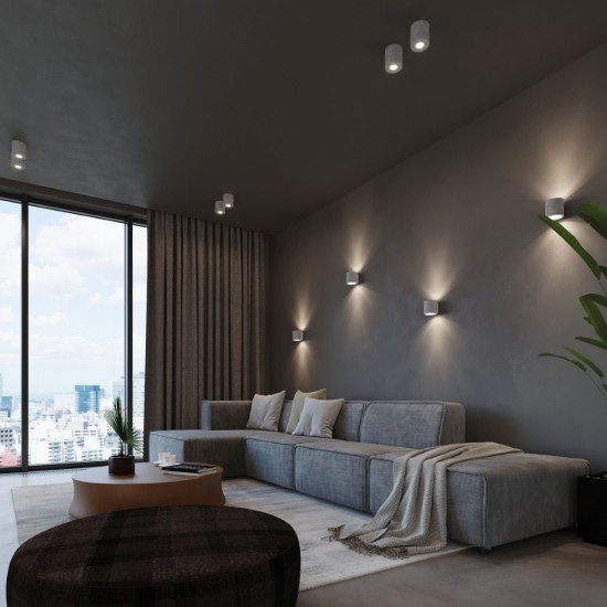 Sieninis šviestuvas ORBIS concrete Sieninis šviestuvas ORBIS concrete