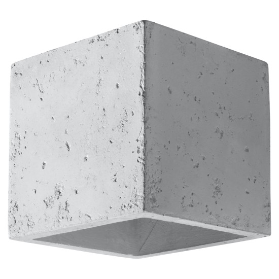 Sieninis šviestuvas QUAD concrete