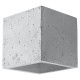 Sieninis šviestuvas QUAD concrete