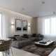 Sieninis šviestuvas QUAD concrete