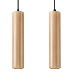 Pakabinamas šviestuvas LINO 2 wood
