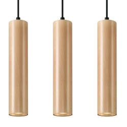 Pakabinamas šviestuvas LINO 3 wood