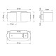 Sieninis šviestuvas ORBIS 2 pilkas Sieninis šviestuvas ORBIS 2 pilkas