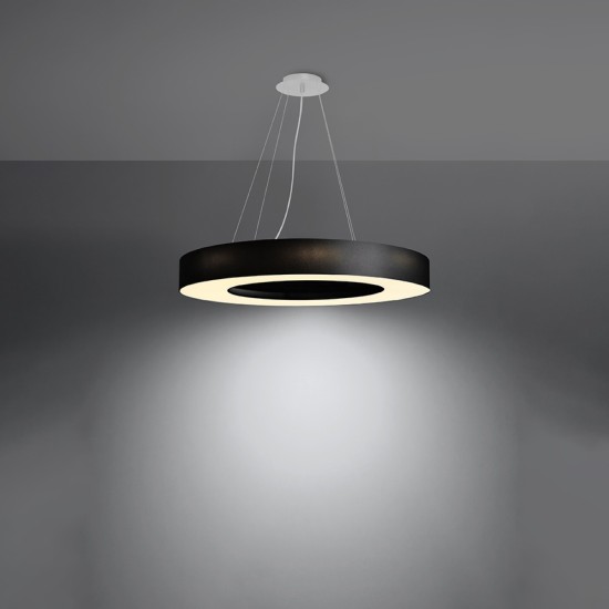 Šviestuvas SATURNO SLIM 70 juodas Šviestuvas SATURNO SLIM 70 juodas