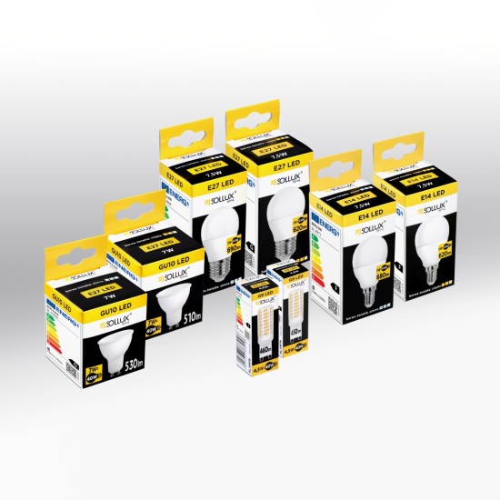 LED lemputė GU10 3000K 7W 510lm