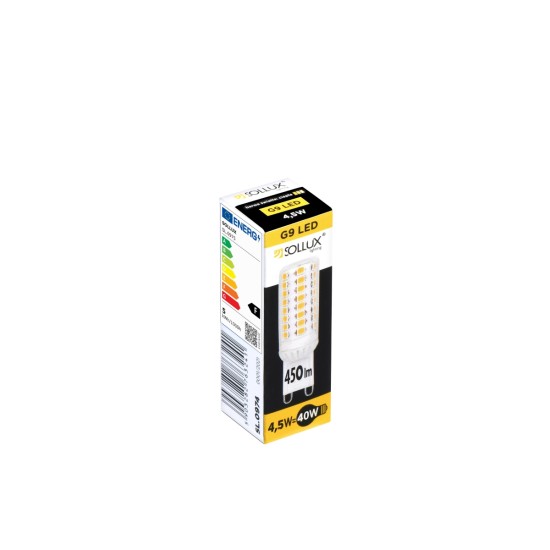 LED lemputė G9 3000K 4,5W 450lm LED lemputė G9 3000K 4,5W 450lm