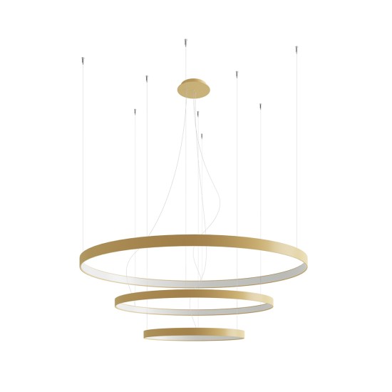 Šviestuvas RIO 3 55/78/110 auksinis LED 3000K Šviestuvas RIO 3 55/78/110 auksinis LED 3000K